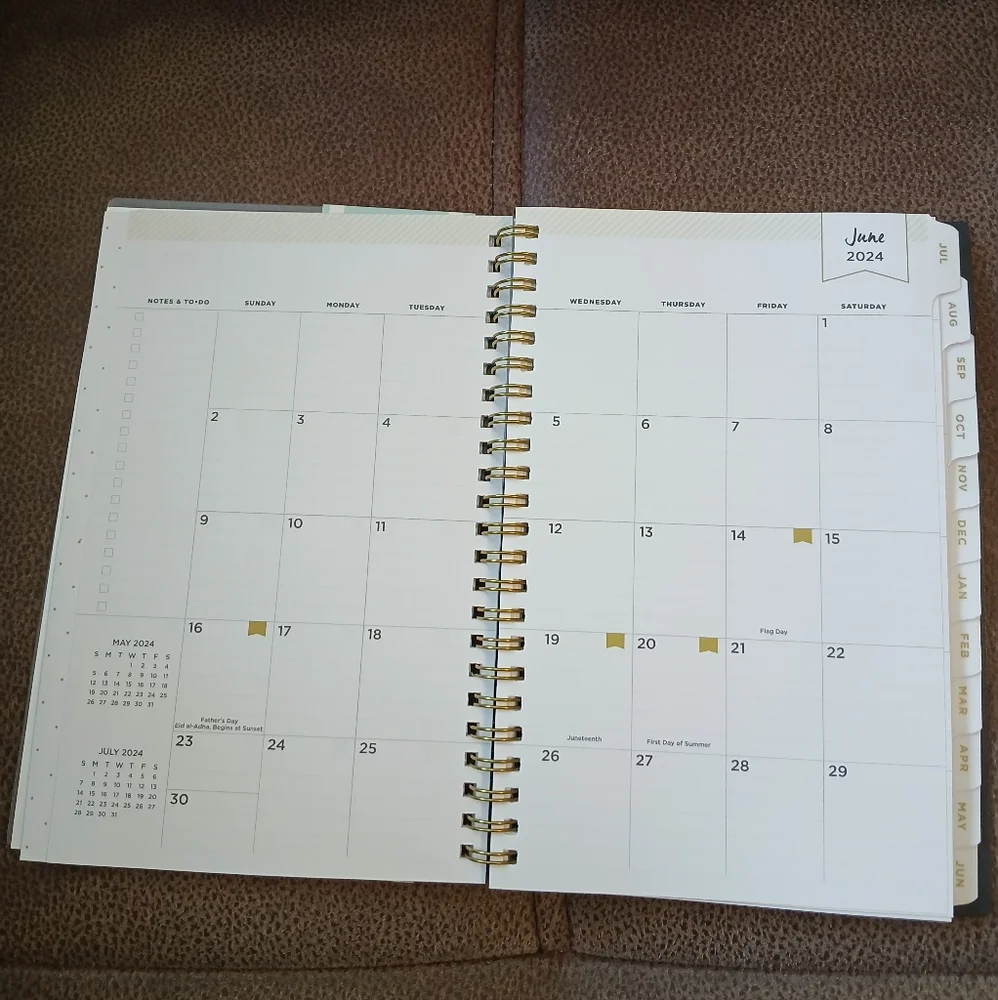 Day Designer tabbed planner 2024 to 2025